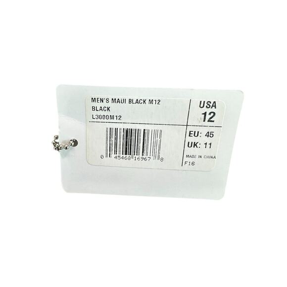 Aetrex Lynco Flips Maui Men’s Black Flip Flops Thongs Size US 12 Sandals New - Picture 5 of 7